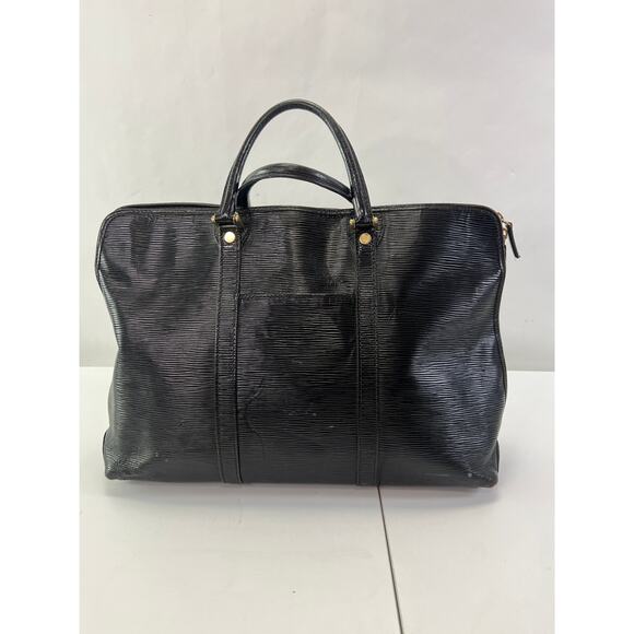 Vintage Calvin Klein Epi Leather Briefcase Document Case - Picture 1 of 13